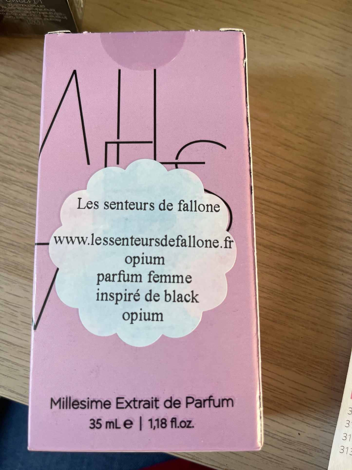 Parfum inspiré de black opium